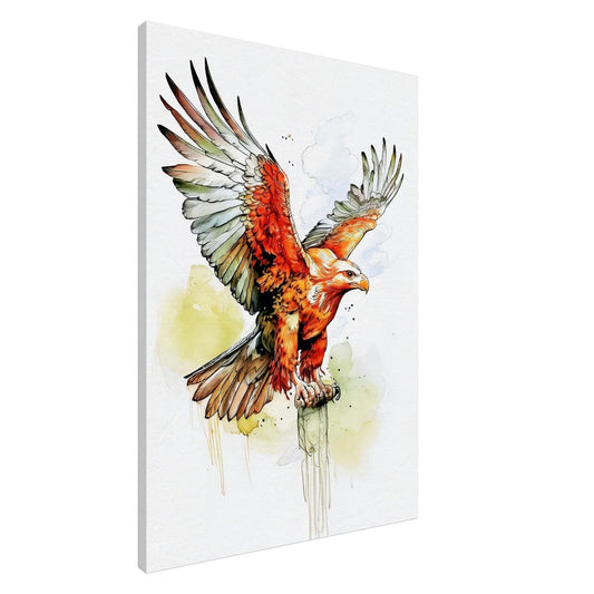 Golden Eagle Canvas Print: British Wildlife Art Decor