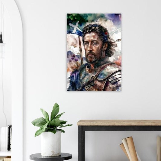 Art Print William Wallace, Scottish Art, Highland Art, Braveheart Poster, UK Heritage Art, Historic Wall Decor, Scotland Gift